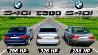Акула или Волчок? E500 Mercedes vs BMW 540i vs Mercedes E500 4matic w210
