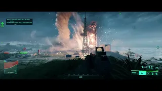Battlefield 2042 | Tornado & Rocket Explosion | Ultradiwide