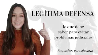 Legítima defensa en Colombia | DERECHO al alcance de todos