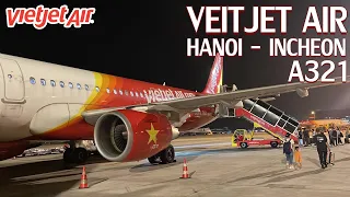 Vietjet Air 🇻🇳 Hanoi - 🇰🇷 INCHEON  economy A321  [ FLIGHT REPORT]
