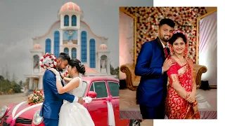 Mangalore Catholic Wedding | Divya & Noel | Pearl Captures | Thanu Photography | 2023