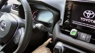 Toyota RAV4 (2019-2023): How To Enter And Start The RAV4 With Dead Smart Key (Fob) Battery.