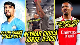 EITA! - NEYMAR VOLTOU A TREINAR e CHOCOU JORGE JESUS! PAQUETA RESPONDE CITY - GABRIEL JESUS SAINDO!