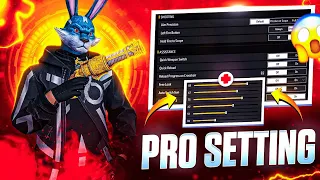 Free Fire Secret Pro Settings Is Here 👀 !! Best Headshot Settings In Free Fire  😈 | FF Settings 🔥