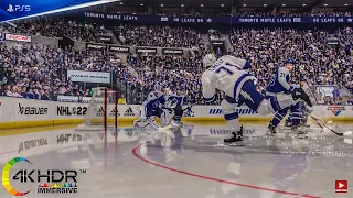 NHL 22 Battle of Elites! Tampa Bay Lightning vs Toronto Maple Leafs 4K60FPS! PS5 Gameplay