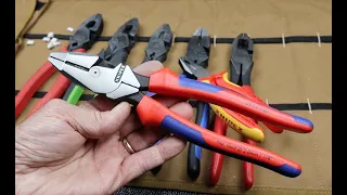 Knipex Lineman Pliers with Comfort Grip Handles: A very nice high-performance pair of Lineman.