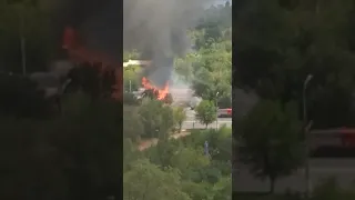 Взрыв газовой заправки в Волгограде