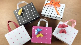 Como fazer SACOLINHA de ORIGAMI - EMBALAGEM - DOBRADURA DE PAPEL - PASSO a PASSO