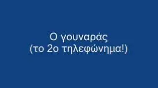Ελληνοφρένεια - Γουναράς (το 2ο τηλεφώνημα!)