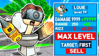 I BECAME A UNIT... in Skibidi Toilet Tower Defense