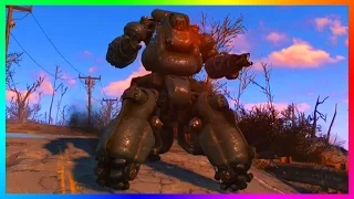 Fallout 4 - How To Get A Powerful Sentry Bot Follower! - Most LETHAL Robot Follower! (FO4)