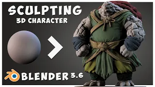 Master 3d Sculpting In Blender: A Step-by-step Character Creation Tutorial!