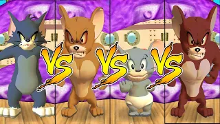 Tom and Jerry in War of the Whiskers Monster Jerry Vs Tom Vs Monster Jerry Vs Nibbles (Master CPU)