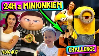 24H Z MINIONKIEM CHALLENGE 💛 Szukamy Diamentową Moo💜 Milka Secret Box Wejście Gru Marivo Vlog #37