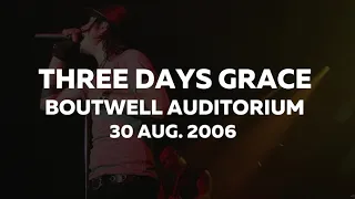 Three Days Grace Live at Boutwell Auditorium, Birmingham, AL 30 Aug. 2006