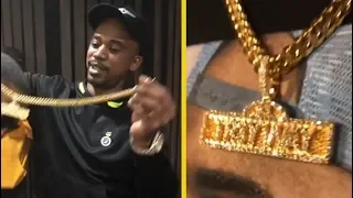 6IX9INE Manager Surprises Artist With A Tr3yway Chain!