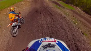 First time riding a 450 😬 | Creekside Motocross PA