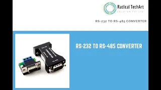 RS232 to RS485 converter #panel #converter #Modbus RadicalTechArt I RadicalTalks I RadicalTechMart