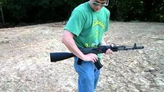 How To: Bump fire a semi-automatic rifle from the waist