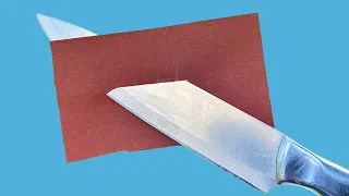 Razor Sharp Knife Sharpening Trick l DIYCreativeTrends