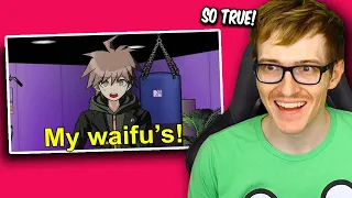 Reacting to Danganronpa 1: When all your waifus are dead (ITS SO TRUE)