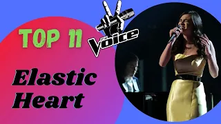 Hailey Mia at The Voice (6) Playoffs singing 'Elastic Heart' by Sia