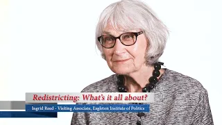 Ingrid Reed - "Redistricting: What's it all about?"