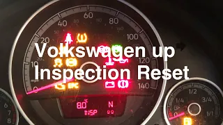 How to reset Volkswagen up inspection reset. VW oil service manual reset