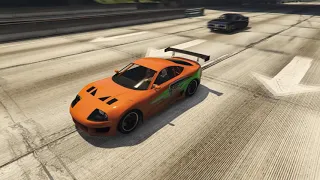 The Fast and The Furious Dom VS Brian (gta 5 scene)