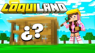 COMO ES MI PRIMERA CASA en MINECRAFT?! 😱 Construcción NOOB o PRO? 😅 LoquiLand 3 Sandra Cires Play