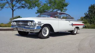 1960 Chevrolet Impala Bubbletop 348 CI 4 Speed in White & Ride on My Car Story with Lou Costabile