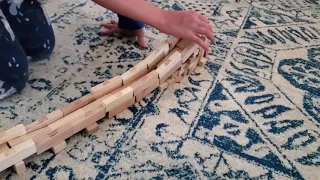 Marble Run with JENGA Blocks