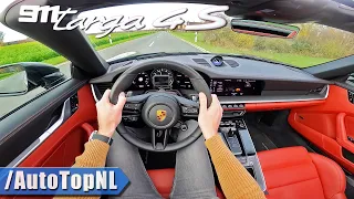 PORSCHE 911 992 TARGA 4S POV Test Drive by AutoTopNL