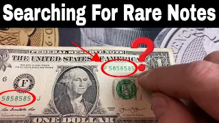 Searching $1 Bills for Rare Star Notes and Cool Serial Numbers