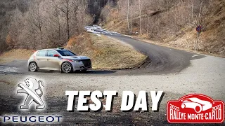 Rally MonteCarlo 2023 - Peugeot Sport - Test #rallymontecarlo