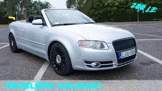 MENEKÜLJ ettől a motortól 🚀 vagy mégse? 🙄 Audi A4 Cabrio 2.0 TSi 200 LE 🚗 #bemutató #obdeleven