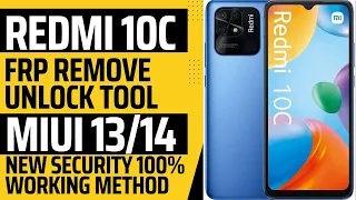 Redmi 10c FRP Remove Unlocktool 100% Working | MIUI 13/14 Google Account Remove Unlocktool 2023