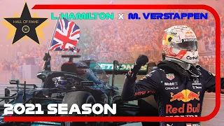 Max Verstappen x Lewis Hamilton - Hall of Fame - F1 2021 Season