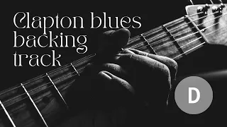 Clapton Style Blues In D | Guitar Jam Track Inspired By 'Cocaine'