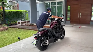 Arriving of the Honda Rebel 1100 DCT