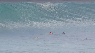 Huge Wave Slams Unlucky Surfers - Uluwatu