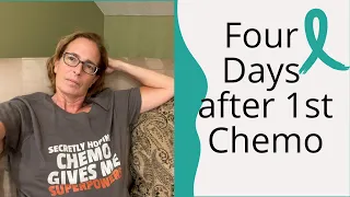 Chemo side effects after my first treatment Cancer Vlog #6 September 6, 2022