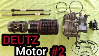 #Deutz Motor Montage Teil 2 - Zylinderkopf -  Stösselrohre -  Kipphebelbrücke  / F1l 514 / 51