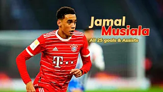 Jamal Musiala - All 25 Goals and Assists 2022/2023 So Far For Bayern Munich