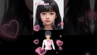 Sakura Characters in Real Life • AI Generated 😍 PART 1 #sakuraschoolsimulator #shorts #ai #tiktok