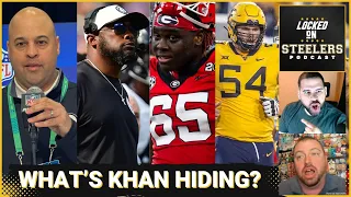 Steelers' Omar Khan Not Trading Down? | What's the Real Plan at Center? | Real Shot at Amarius Mims?