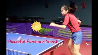 How to Play Powerful Forehand Smash