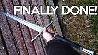 FORGING A BASTARD SWORD - PART 3(IT BECAME A TWOHANDER!) - EMTERVIK FORGE