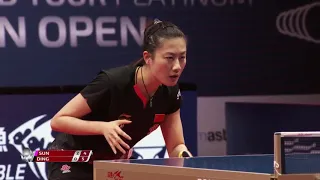 Ding Ning vs Sun Yingsha   2019 ITTF Australian Open Highlights Final