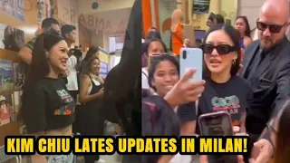 Kim Chiu LUBOS ang PASASALAMAT sa MAINIT na PAGSALUBONG sa kanya ng mga FANS sa MILAN!